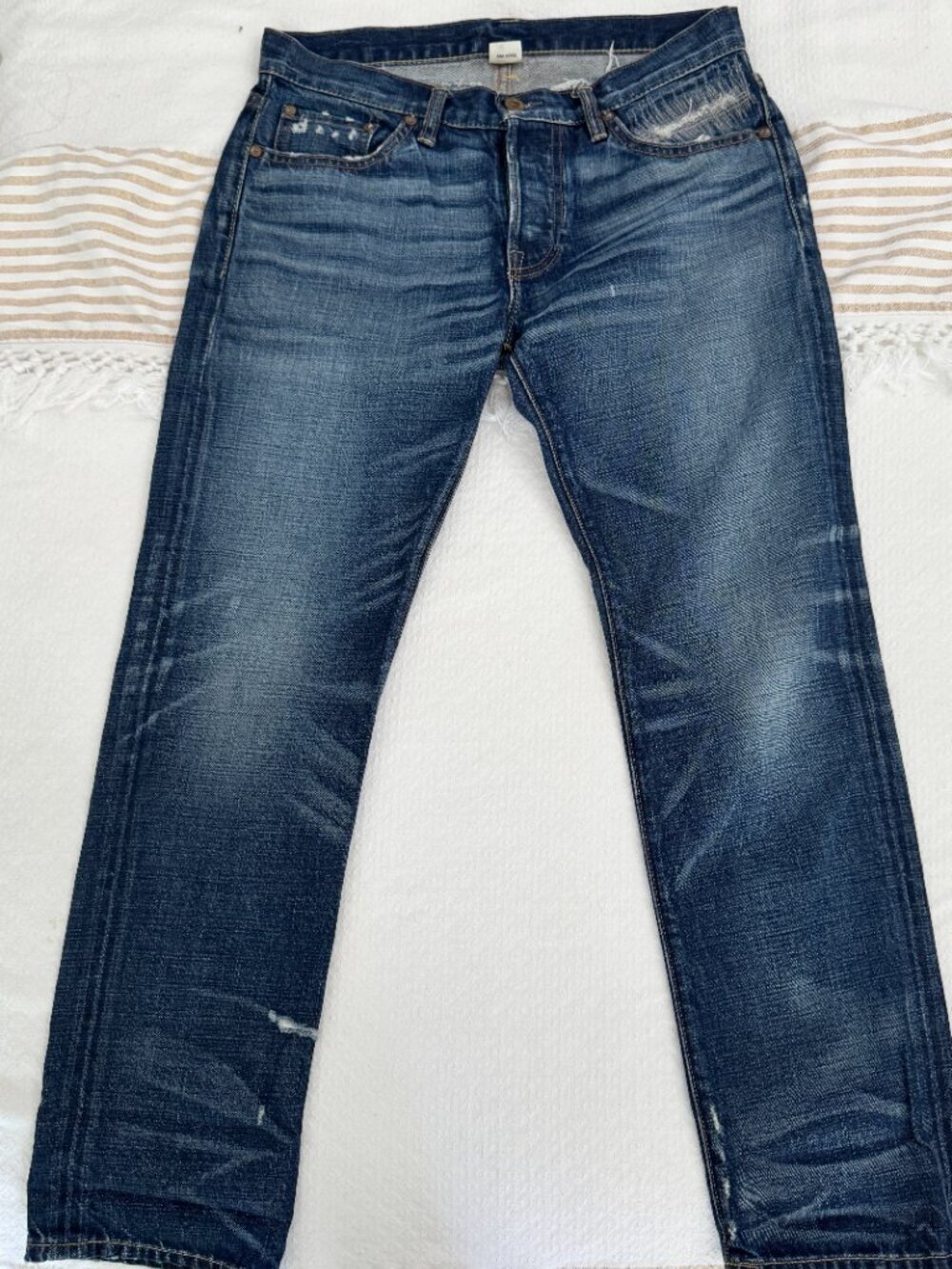 NSF - Straight Slouch Selvedge Denim Blue Jeans Sz 26